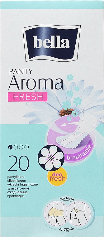 Slipeinlagen Panty Aroma Fresh 20 St. - Bella — Bild N1