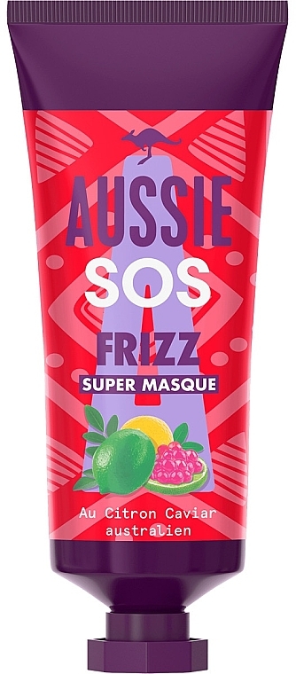 Maske für lockiges Haar - Aussie SOS Frizz Super Masque — Bild N1