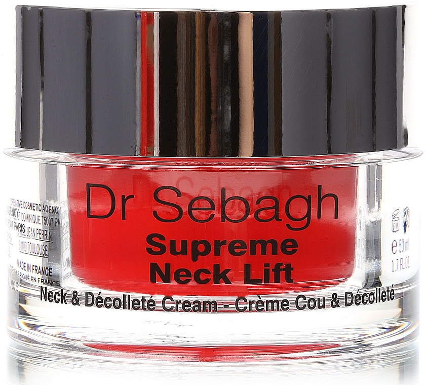 Creme mit Lifting-Effekt für Hals und Dekolleté - Dr Sebagh Supreme Neck Lift Cream — Bild N1