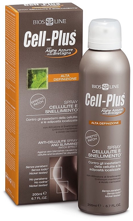 Anti-Cellulite- und Schlankheitsspray mit Patch-Effekt - BiosLine Cell-Plus Anti-Cellulite Spray — Bild N1