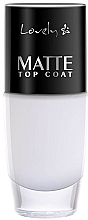 Düfte, Parfümerie und Kosmetik Mattierender Nagelüberlack - Lovely Matte Top Coat