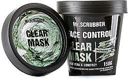 Düfte, Parfümerie und Kosmetik Gesichtsmaske mit Aloe Vera und Beinwellextrakt - Mr.Scrubber Fase Control Clear Mask