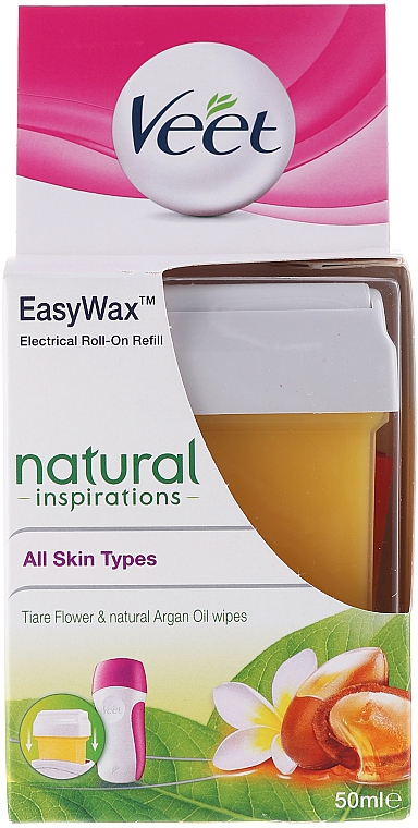 Wachspatrone mit Tiareblüten und Arganöl - Veet Easy Wax Natural Inspirations