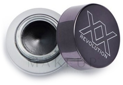 Cremiger Eyeliner - XX Revolution Maxx Impact Gel Eyeliner — Bild Black