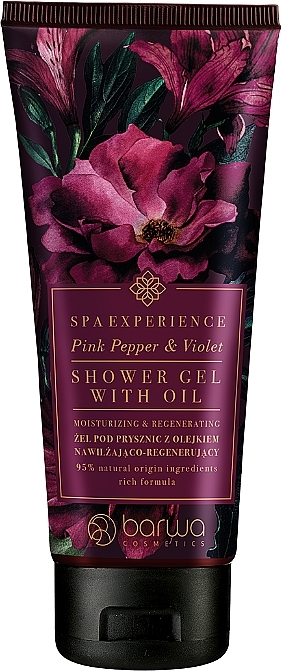 Duschgel mit rosa Pfeffer und Veilchen - Barwa Spa Experience Shower Gel With Oil  — Bild N1
