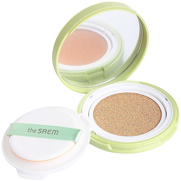 Sonnenschutz-Cushion - The Saem Jeju Fresh Aloe Cooling Cushion SPF50 + PA+++ — Bild N2