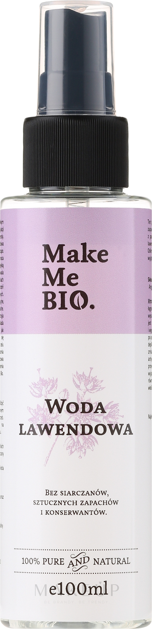 Feuchtigkeitsspendendes Lavendelwasser für das Gesicht - Make Me BIO — Bild 100 ml