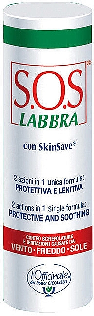 Lippenbalsam - Dr. Ciccarelli S.O.S. Labbra Protective & Soothing Lip Balm — Bild N1