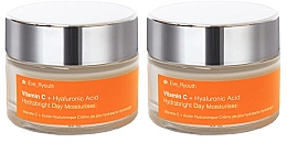 Düfte, Parfümerie und Kosmetik Set Tagescreme für das Gesicht - Dr. Eve_Ryouth Vitamin C + Hyaluronic Acid Hydrabright Day Moisturiser 