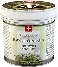 Düfte, Parfümerie und Kosmetik Salbe mit Dachsfett - SwissMedicus Hemp Ointment For Better Breathing