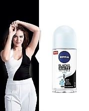 Deo Roll-on Antitranspirant - NIVEA Black & White Invisible Female Deodorant Pure Roll-On — Bild N3