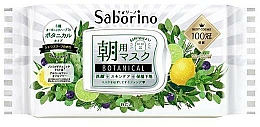 Düfte, Parfümerie und Kosmetik Erfrischende und straffende Tuchmaske für das Gesicht mit Zitrusduft - BCL Saborino Morning Facial Sheet Mask Botanical