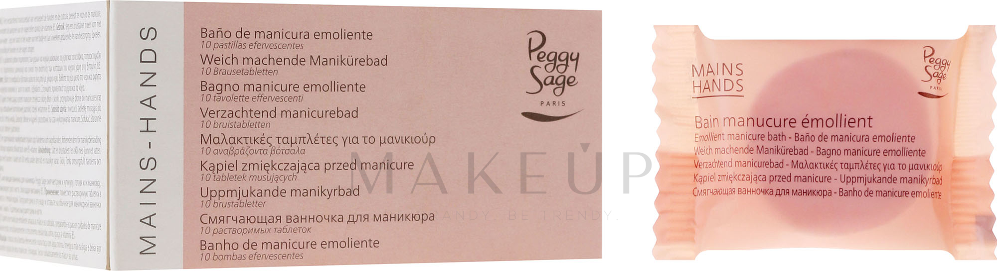 Weichmachendes Manikürebad mit Vitamin B5 - Peggy Sage Hands Emollient Manicure Bath — Bild 10 St.