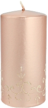 Düfte, Parfümerie und Kosmetik Dekorative Stumpenkerze Tiffany 7x14 cm rose-gold - Artman Tiffany Candle