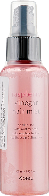 Haarspray mit Himbeeressig - A'pieu Raspberry Vinegar Hair Mist — Bild N1