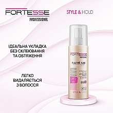 Flüssiges Haarspray mit ultrastarkem Halt - Fortesse Professional Style Hairspray Ultra Strong — Bild N4