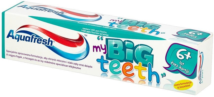 Kinderzahnpasta 6+ Jahre My Big Teeth - Aquafresh Junior
