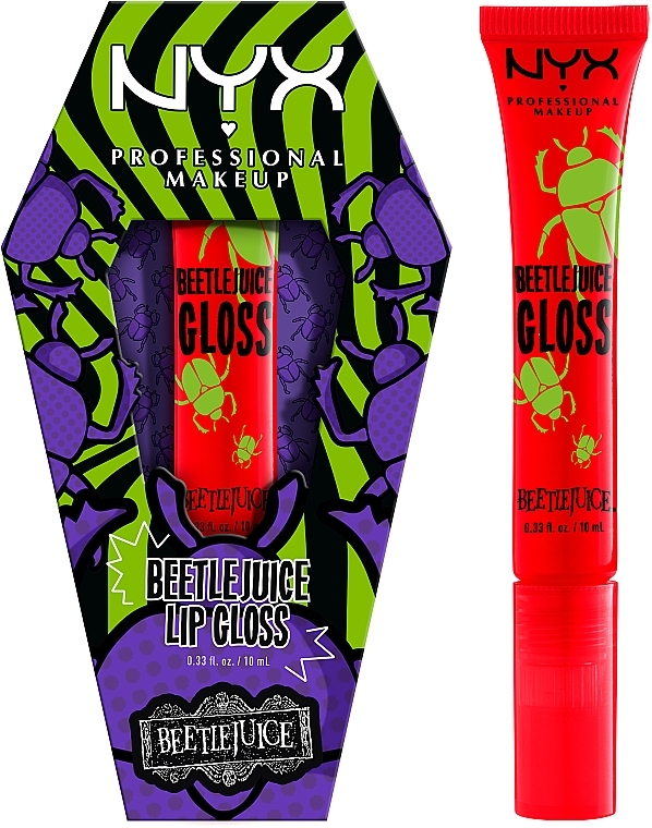 Lipgloss - NYX Professional Makeup Beetlejuice Lip Gloss  — Bild N2