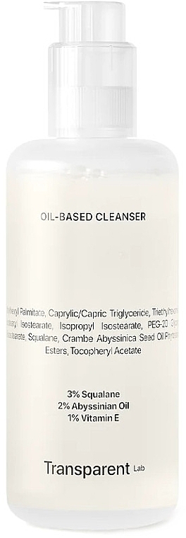 Make-up Entferner - Transparent Lab Oil Based Cleanser  — Bild N1