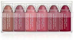 Düfte, Parfümerie und Kosmetik Matte Lippenstifte Set (6x0,5g) - Golden Rose Matte Lipsticks Mini Set