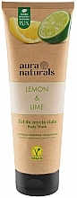 Erfrischendes Duschgel mit Zitrone und Limette - Aura Naturals Lemon & Lime Body Wash — Bild N1
