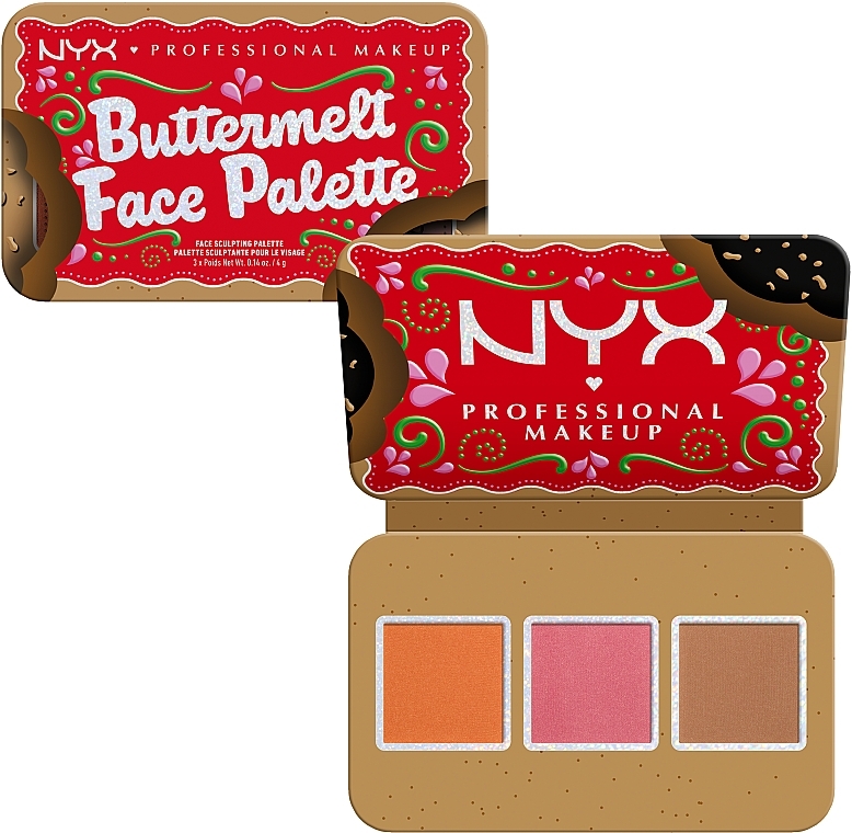 Make-up Palette für das Gesicht - NYX Professional Makeup Buttermelt Face Palette — Bild N2