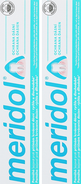 Zahnpasta gegen Zahnfleischbluten 2 St. - Meridol Fluoride Toothpaste — Bild N1