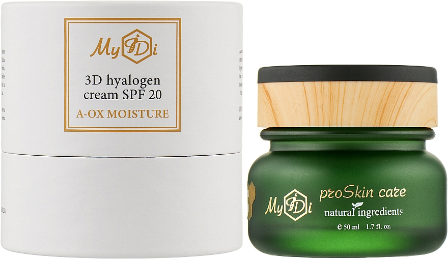 Antioxidative Feuchtigkeitscreme für den Tag SPF 20 - MyIDi A-Ox Moisture 3D Hyalogen Cream SPF 20 — Bild N2