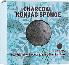 Konjac-Schwamm mit Aktivkohle - Trimay Charcoal Konjac Sponge — Bild N1