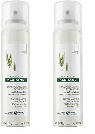 Set - Klorane (dry/shm/2x150ml) — Bild N1