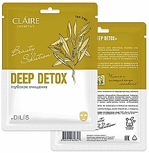 Düfte, Parfümerie und Kosmetik Tuchmaske für das Gesicht - Claire Cosmetics Deep Detox 