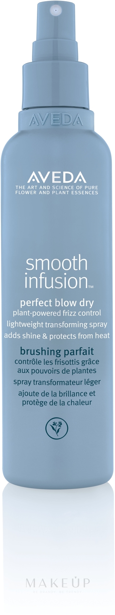 Glättendes Hitzeschutz-Haarspray - Aveda Smooth Infusion Perfect Blow Dry Spray — Bild 200 ml