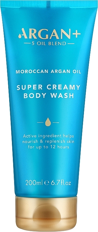 Feuchtigkeitsspendende Duschcreme mit Marulaöl - Argan+ Super Creamy Body Wash
