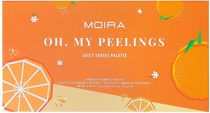 Lidschattenpalette - Moira Oh, My Peelings Palette Pressed Pigments Palette — Bild N2
