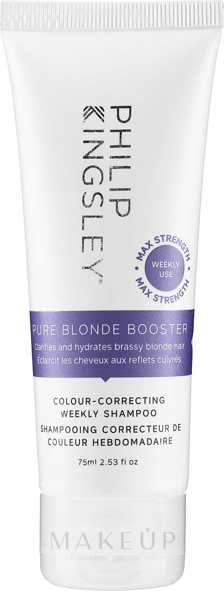 Booster-Shampoo für blondes Haar - Philip Kingsley Pure Blonde Booster Shampoo — Bild 75 ml