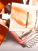 Gesichtsmaske mit Milchsäure und Fuit-Enzymen - SkinDivision AHA + Enzyme Jelly Mask — Bild N4