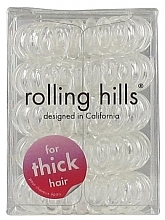 Düfte, Parfümerie und Kosmetik Spiral-Haargummis 5 St. transparent - Rolling Hills 5 Traceless Hair Elastics Stronger Transparent