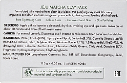 Reinigende Tonmaske mit Matcha für Gesicht - Dr.Ceuracle Jeju Matcha Clay Pack — Bild N4