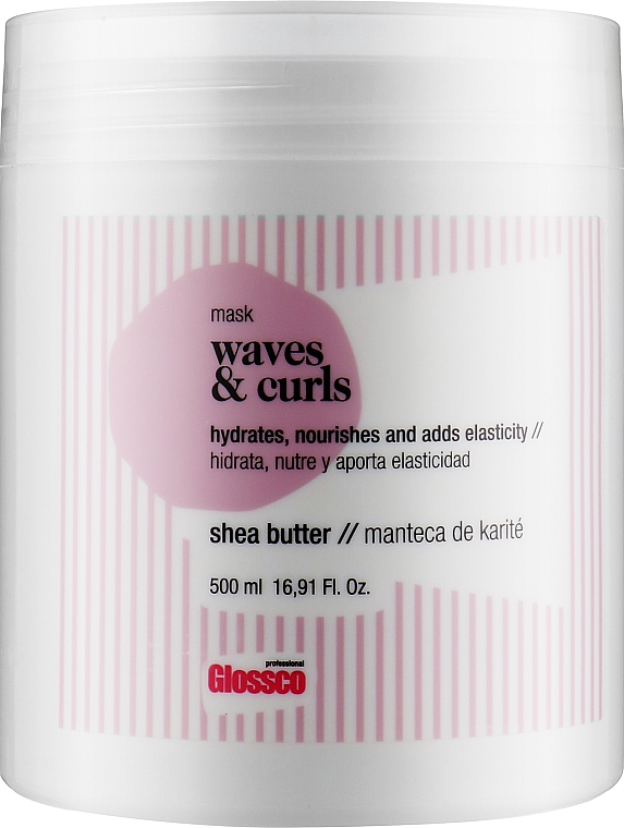 Maske für lockiges Haar - Glossco Waves & Curls Shampoo — Bild N1