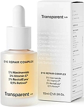 Düfte, Parfümerie und Kosmetik Nachtserum für die Augenpartie - Transparent Lab Eye Repair Complex