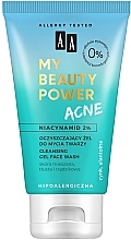 Anti-Akne Gesichtswaschgel mit Niacinamid - AA My Beauty Power Acne Cleansing Gel Face Wash — Bild N1