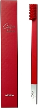 Düfte, Parfümerie und Kosmetik Zahnbürste mittel karminrot matt mit silberner Kappe - Apriori Slim
