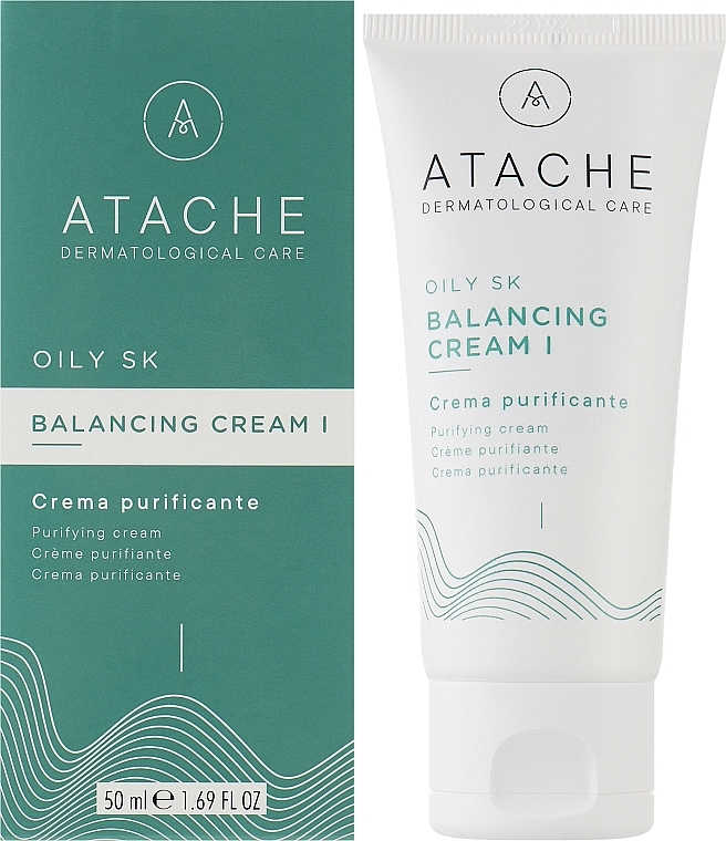 Reinigende und ausgleichende Gesichtscreme für fettige Haut - Atache Oily SK Balancing Cream I — Bild N2