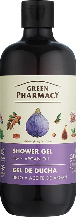 Duschgel Feigen und Arganöl - Green Pharmacy  — Bild N1