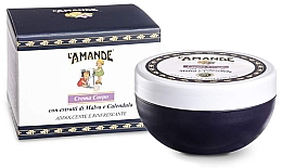 Düfte, Parfümerie und Kosmetik Körpercreme mit Malven- und Ringelblumenextrakt - L'Amande Marseille Mallow And Calendula Extracts Body Cream