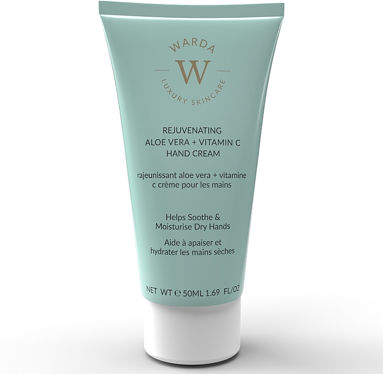 GESCHENK! Revitalisierende Handcreme - Warda Rejuvenating Aloe Vera+ Vitamin C Hand Cream — Bild N1