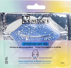 Hydrogel-Lippenmaske mit Glitter - IDC Institute Glitter Hydrogel Lips Pad Blue — Bild N1