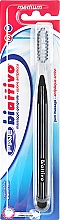 Zahnbürste Biattivo mittel schwarz - Piave Medium Toothbrush — Bild N1