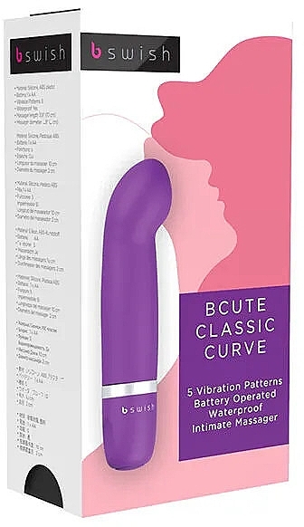 Vibrator violett - B Swish bCute Classic Curve Purple  — Bild N1