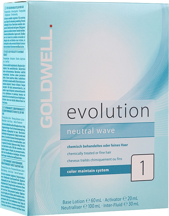 Set für behandeltes oder feines Haar - Goldwell Evolution Neutral Wave 1 New — Bild N1